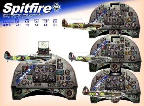 Spitfire cockpit instrument - cockpit,