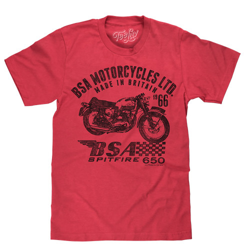 Bsa spitfire shirt - bsa, t-shirt