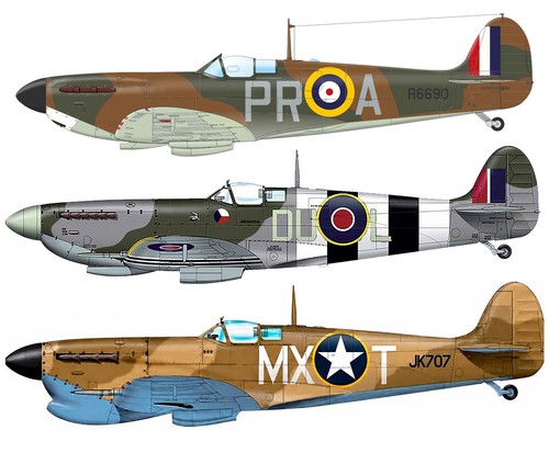 18th supermarine spitfire - 1/18th,