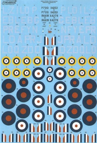 Xtradecal raf spitfire - 1/72,