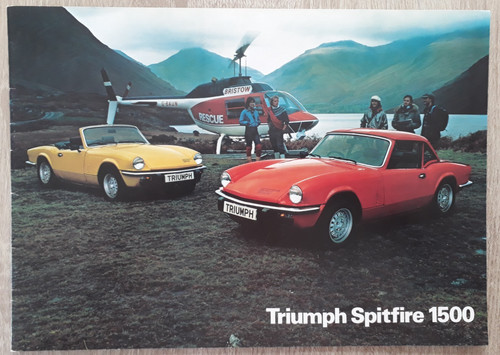 Triumph spitfire 1500 brochure - triumph,