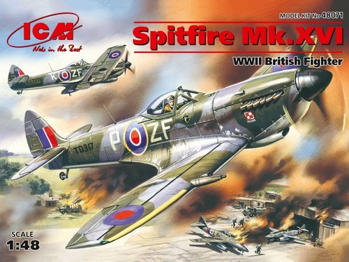 Icm 48071 spitfire xvi - 48071, 1/48