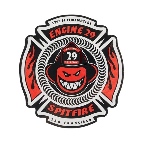 Spitfire skateboard sticker - skateboard,